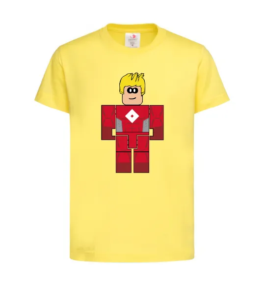 Детская футболка Captain Roblox Лимонный фото