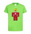 Детская футболка Captain Roblox Лаймовый фото