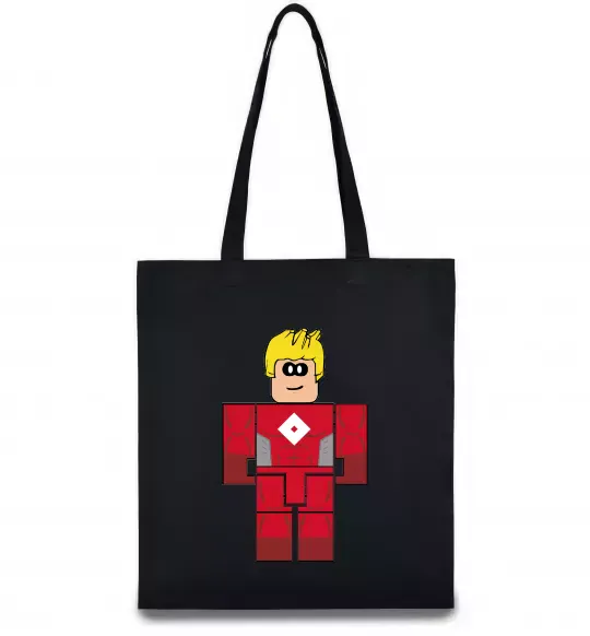 Еко-сумка Captain Roblox Чорний фото