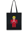 Еко-сумка Captain Roblox Чорний фото