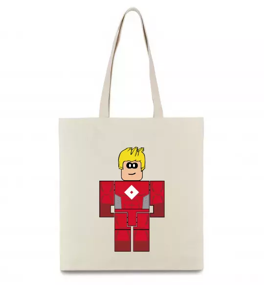 Еко-сумка Captain Roblox Бежевий фото
