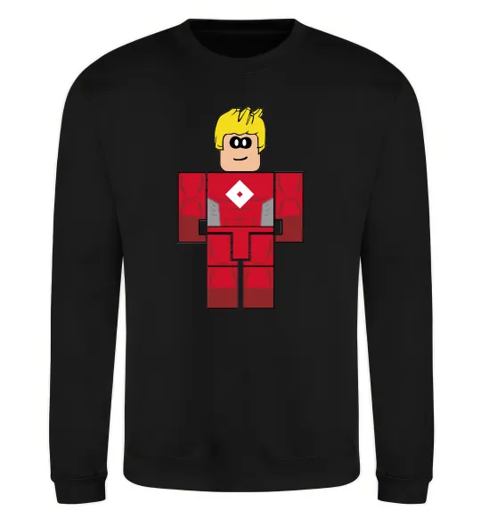 Свитшот Captain Roblox Черный фото