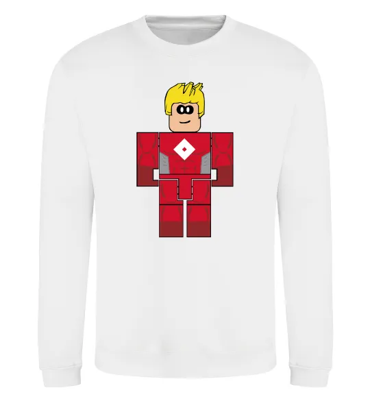 Свитшот Captain Roblox Белый фото