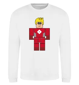 Світшот Captain Roblox Білий фото