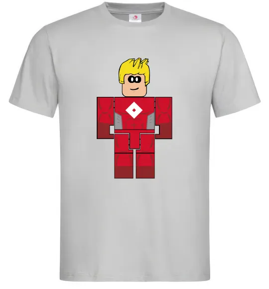 Чоловіча футболка Captain Roblox Сірий фото