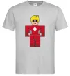 Чоловіча футболка Captain Roblox Сірий фото