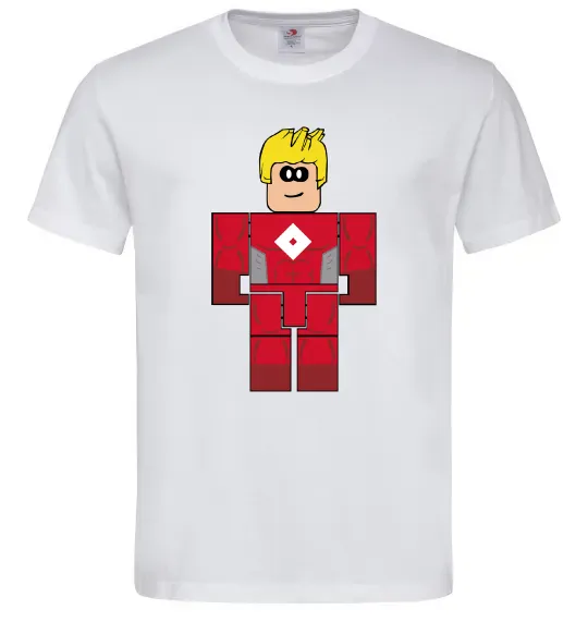 Чоловіча футболка Captain Roblox Білий фото