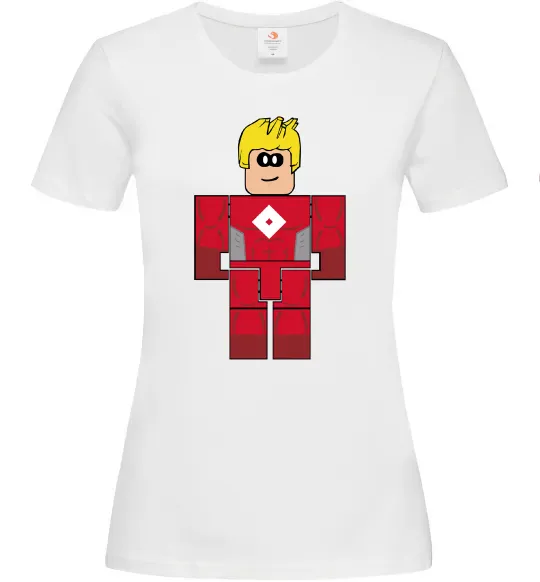 Жіноча футболка Captain Roblox Білий фото