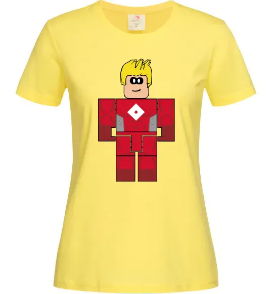 Жіноча футболка Captain Roblox Лимонний фото