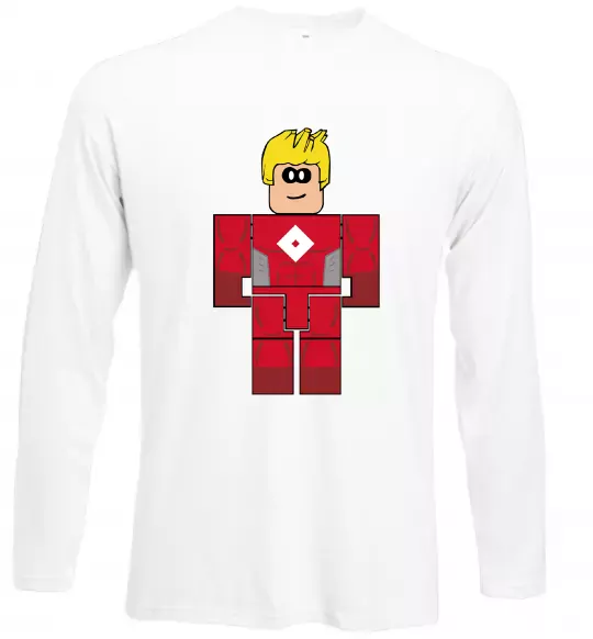 Лонгслів Captain Roblox Білий фото