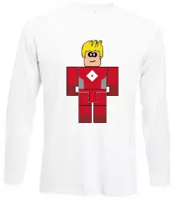Лонгслив Captain Roblox Белый фото