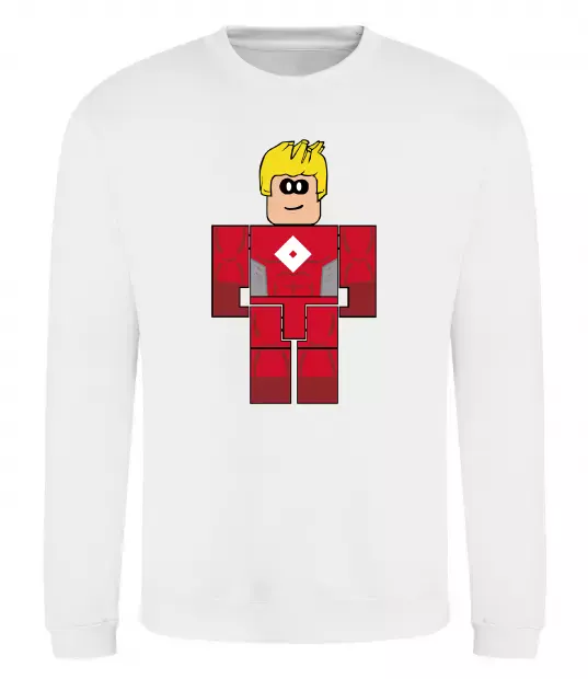 Свитшот Captain Roblox Белый фото