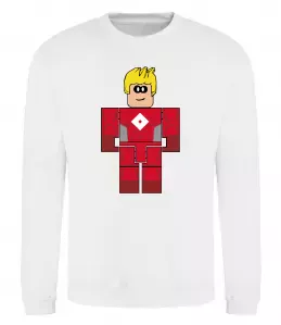Свитшот Captain Roblox Белый фото