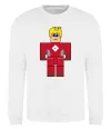 Свитшот Captain Roblox Белый фото