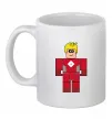 Чашка керамическая Captain Roblox Белый фото