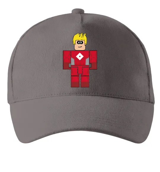 Кепка Captain Roblox Серый фото