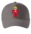 Кепка Captain Roblox Серый фото