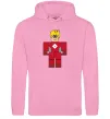Мужская толстовка (худи) Captain Roblox Розовый фото