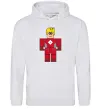 Мужская толстовка (худи) Captain Roblox Серый меланж фото