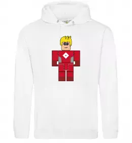 Жіноча толстовка (худі) Captain Roblox Білий фото