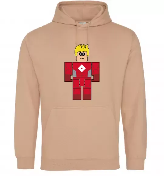 Женская толстовка (худи) Captain Roblox Песочный фото