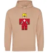 Женская толстовка (худи) Captain Roblox Песочный Женская толстовка (худи) Captain Roblox Песочный фото