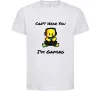 Дитяча футболка Can`t hear you Білий Дитяча футболка Can`t hear you Білий фото