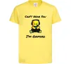Дитяча футболка Can`t hear you Лимонний Дитяча футболка Can`t hear you Лимонний фото