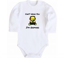 Детский боди Can`t hear you Детский боди Can`t hear you