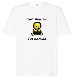 Футболка Оверсайз Can`t hear you