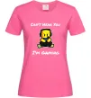 Женская футболка Can`t hear you Ярко-розовый Женская футболка Can`t hear you Ярко-розовый фото