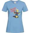 Жіноча футболка Blame John Блакитний фото