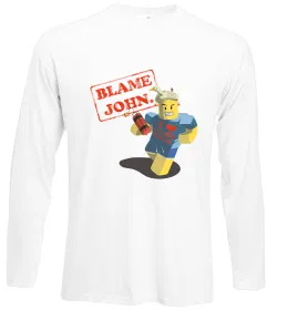 Лонгслив Blame John Белый фото