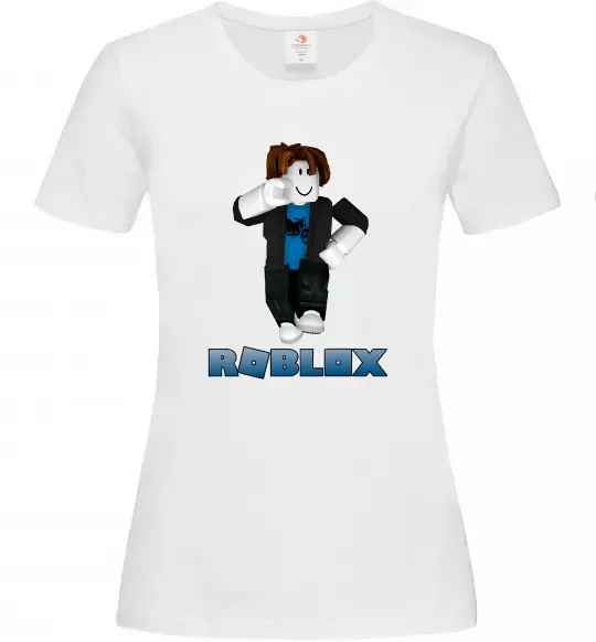 Женская футболка Bacon Hair Roblox Белый фото
