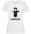 Женская футболка Bacon Hair Roblox Белый фото