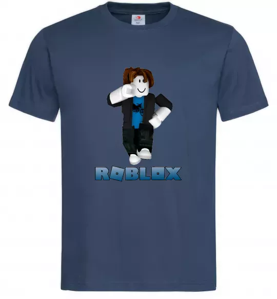 Мужская футболка Bacon Hair Roblox Темно-синий фото