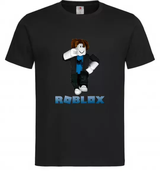 Мужская футболка Bacon Hair Roblox Черный фото