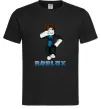 Мужская футболка Bacon Hair Roblox Черный фото