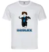 Мужская футболка Bacon Hair Roblox Белый фото