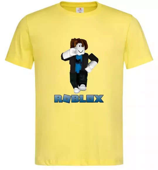 Мужская футболка Bacon Hair Roblox Лимонный фото