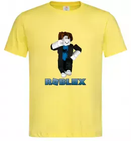 Мужская футболка Bacon Hair Roblox Лимонный фото