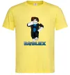 Мужская футболка Bacon Hair Roblox Лимонный фото