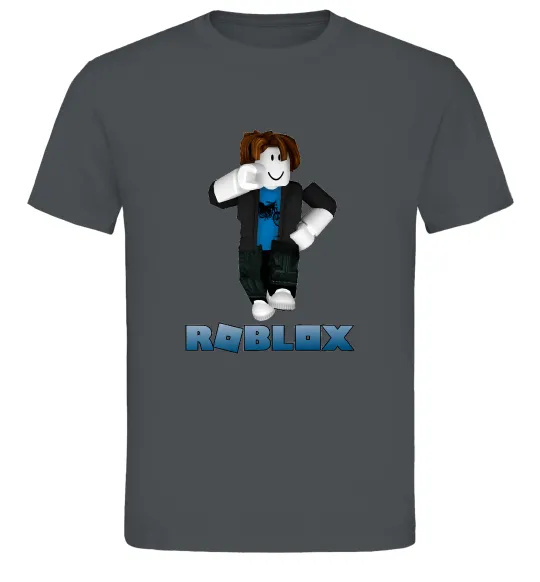Мужская футболка Bacon Hair Roblox Графит фото