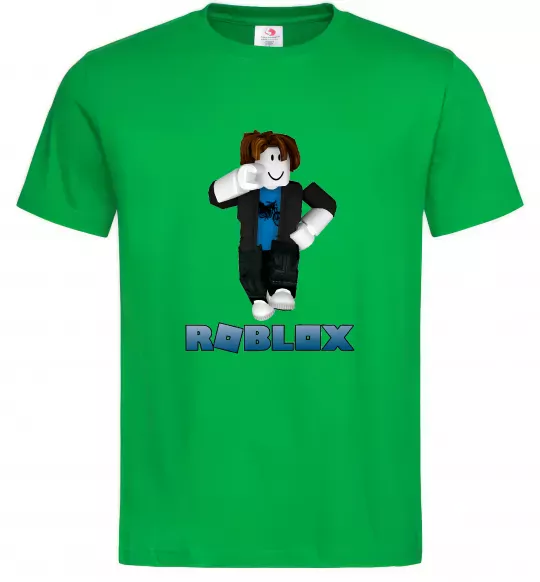 Мужская футболка Bacon Hair Roblox Зеленый фото