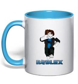 Чашка з кольоровою ручкою Bacon Hair Roblox