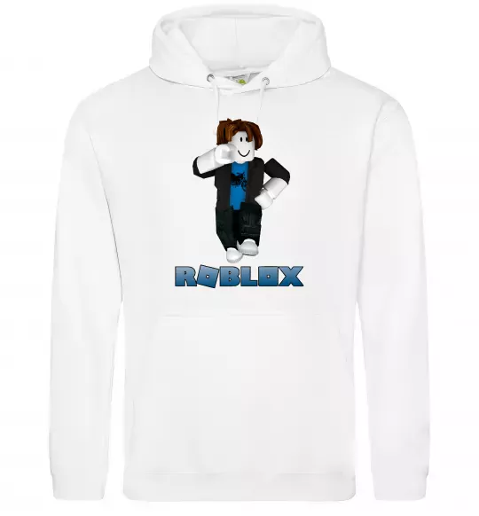 Женская толстовка (худи) Bacon Hair Roblox Белый фото