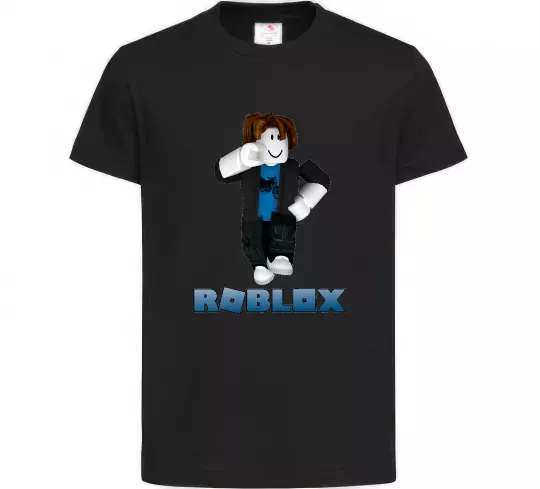 Детская футболка Bacon Hair Roblox Черный фото