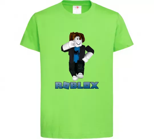 Детская футболка Bacon Hair Roblox Лаймовый фото