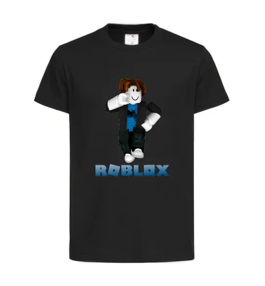 Детская футболка Bacon Hair Roblox Черный фото