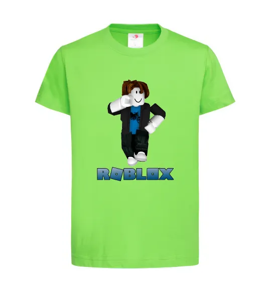 Детская футболка Bacon Hair Roblox Лаймовый фото
